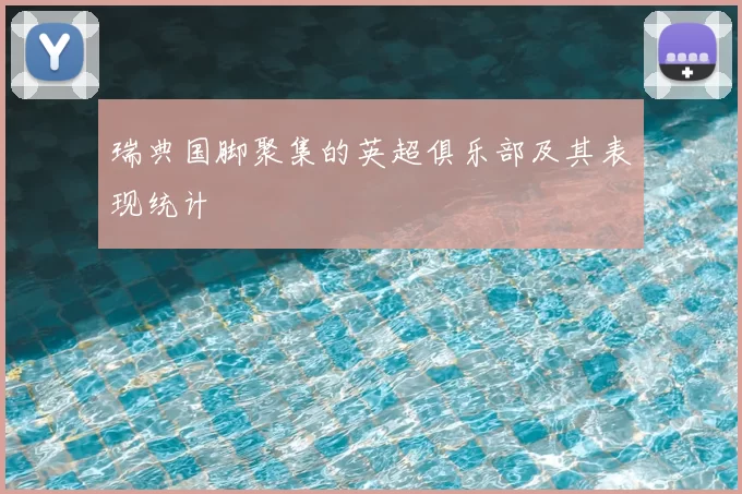 瑞典国脚聚集的英超俱乐部及其表现统计